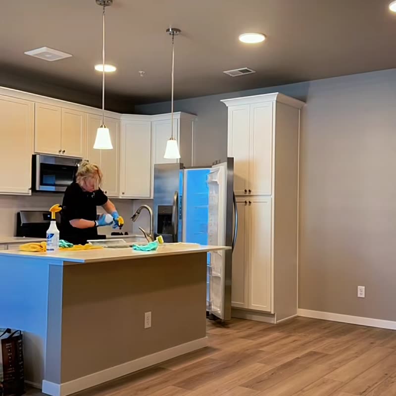 After: clean, staged space